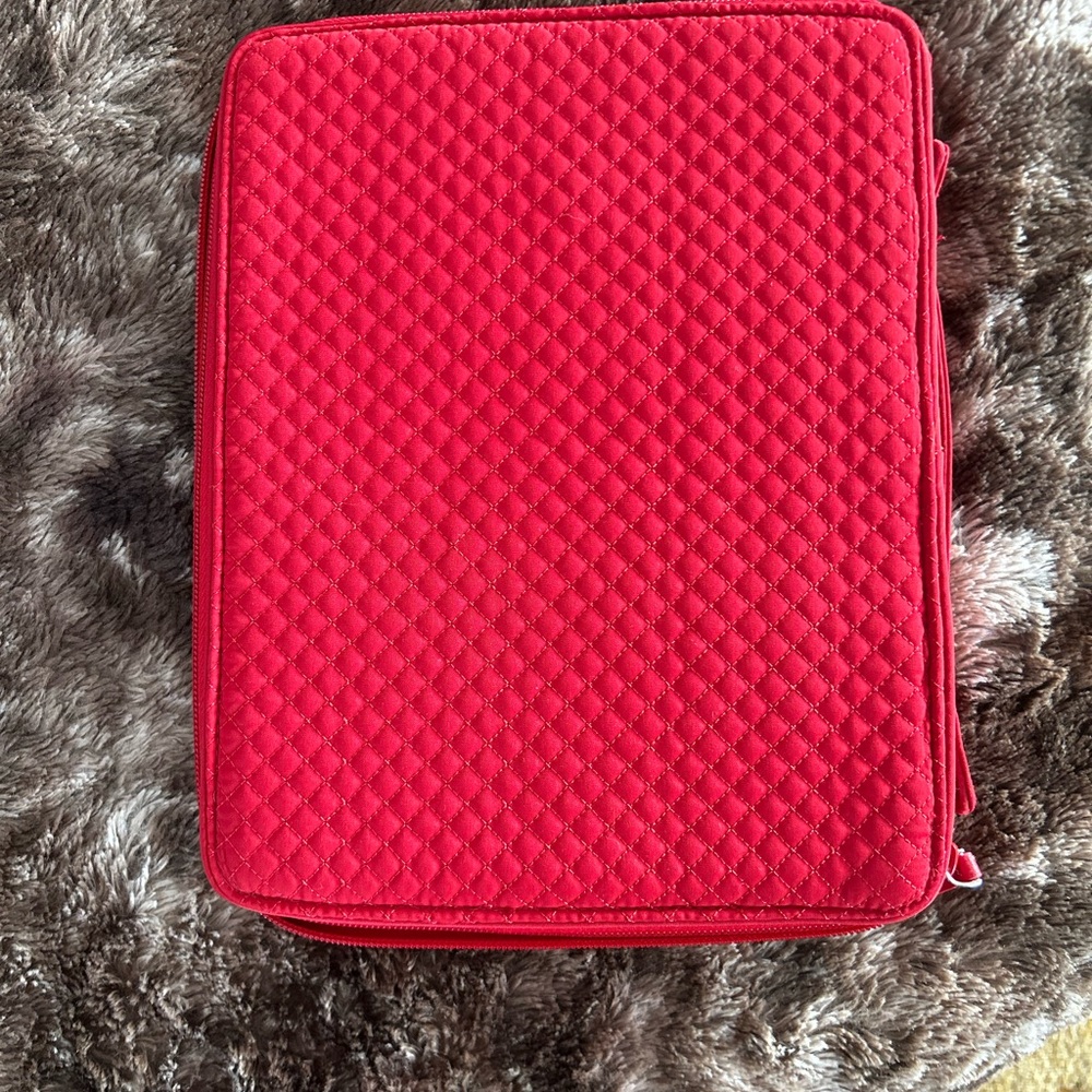 Vera Bradley Quilted Red Organizer - Picture 3 of 5